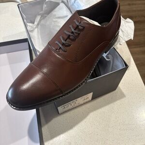 Jos. A. Bank Cap Toe Oxfords #42T3, Joseph A Banks Men’s Brown Dress Shoes